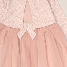 G12942INF: Baby Girls Mock Bolero Mesh Skirt Dress (6 Months - 3 Years)